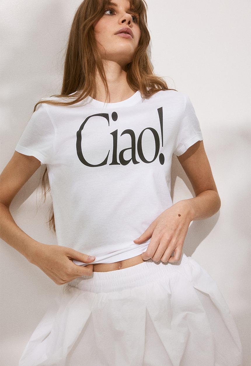 H&M - Printed t-shirt - white,multi