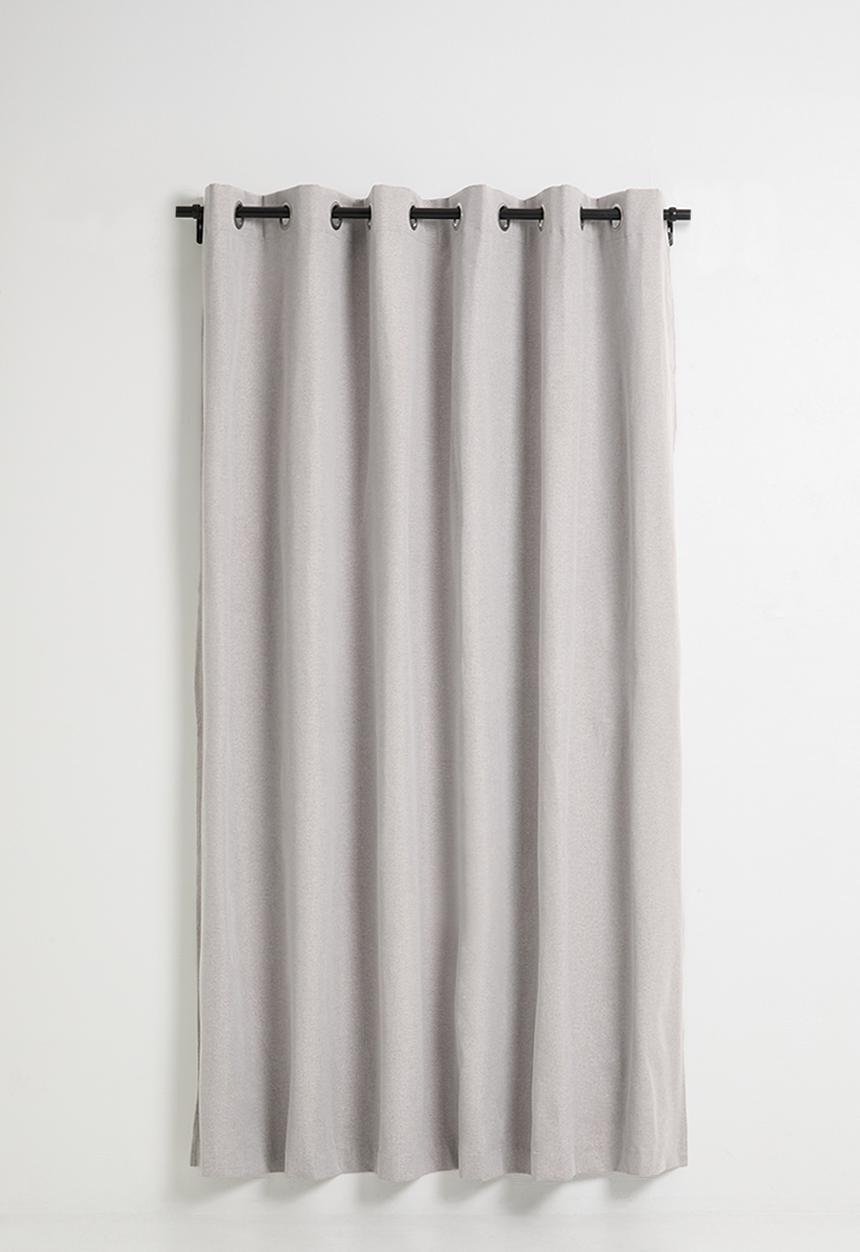 Sixth Floor - Avalon 100% Blockout Eyelet - Natural/Grey