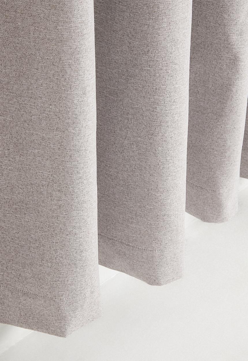 Sixth Floor - Avalon 100% Blockout Eyelet - Natural/Grey