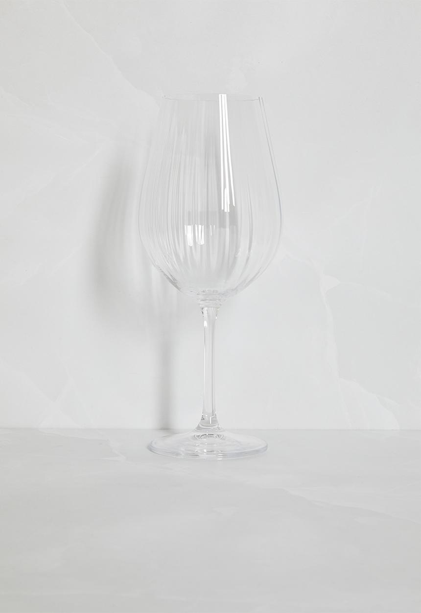 Excellent Houseware - Crystaline wine glass set of 4 - Clear