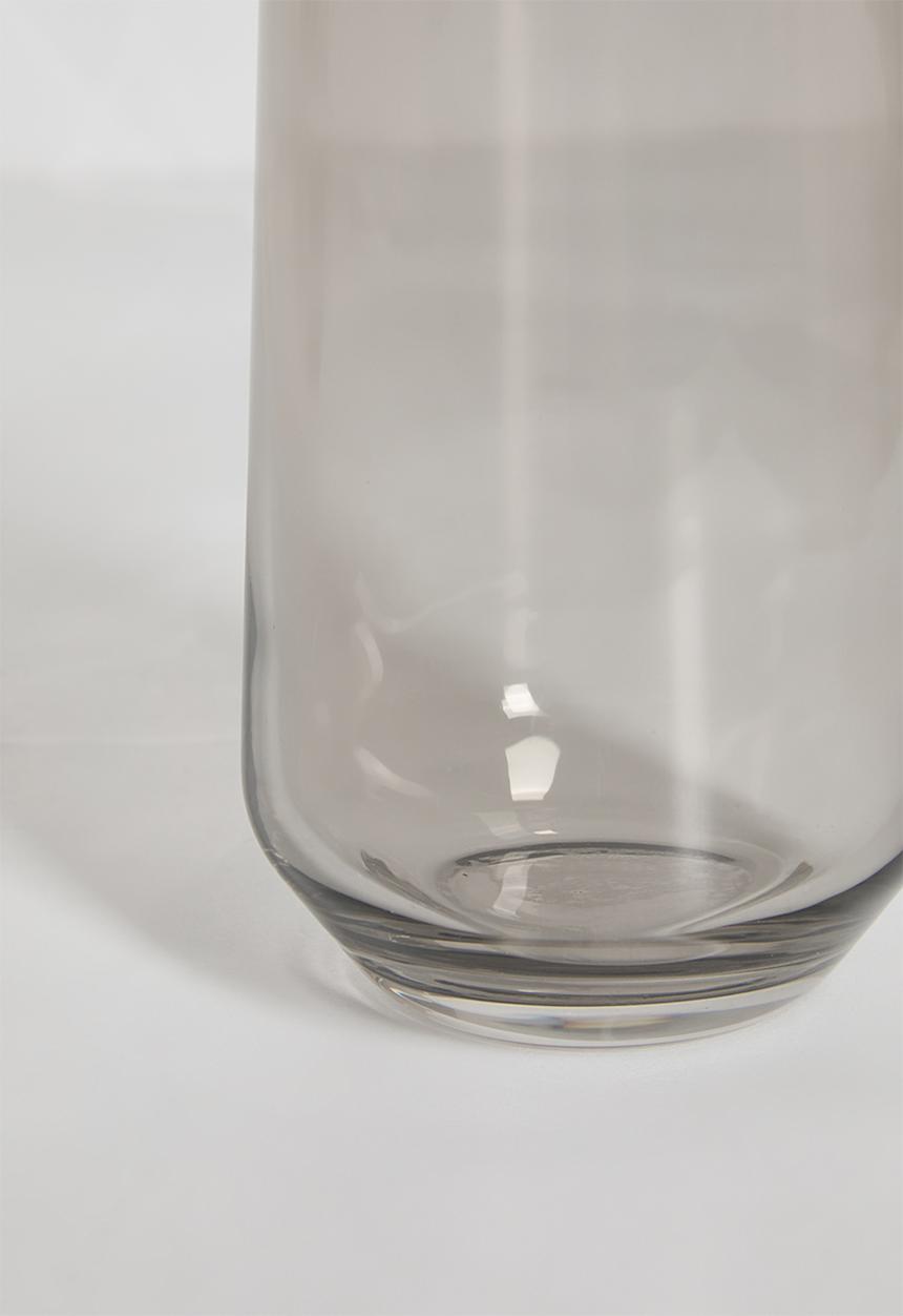 Excellent Houseware - Smoke tumbler glass set of 2 - grey