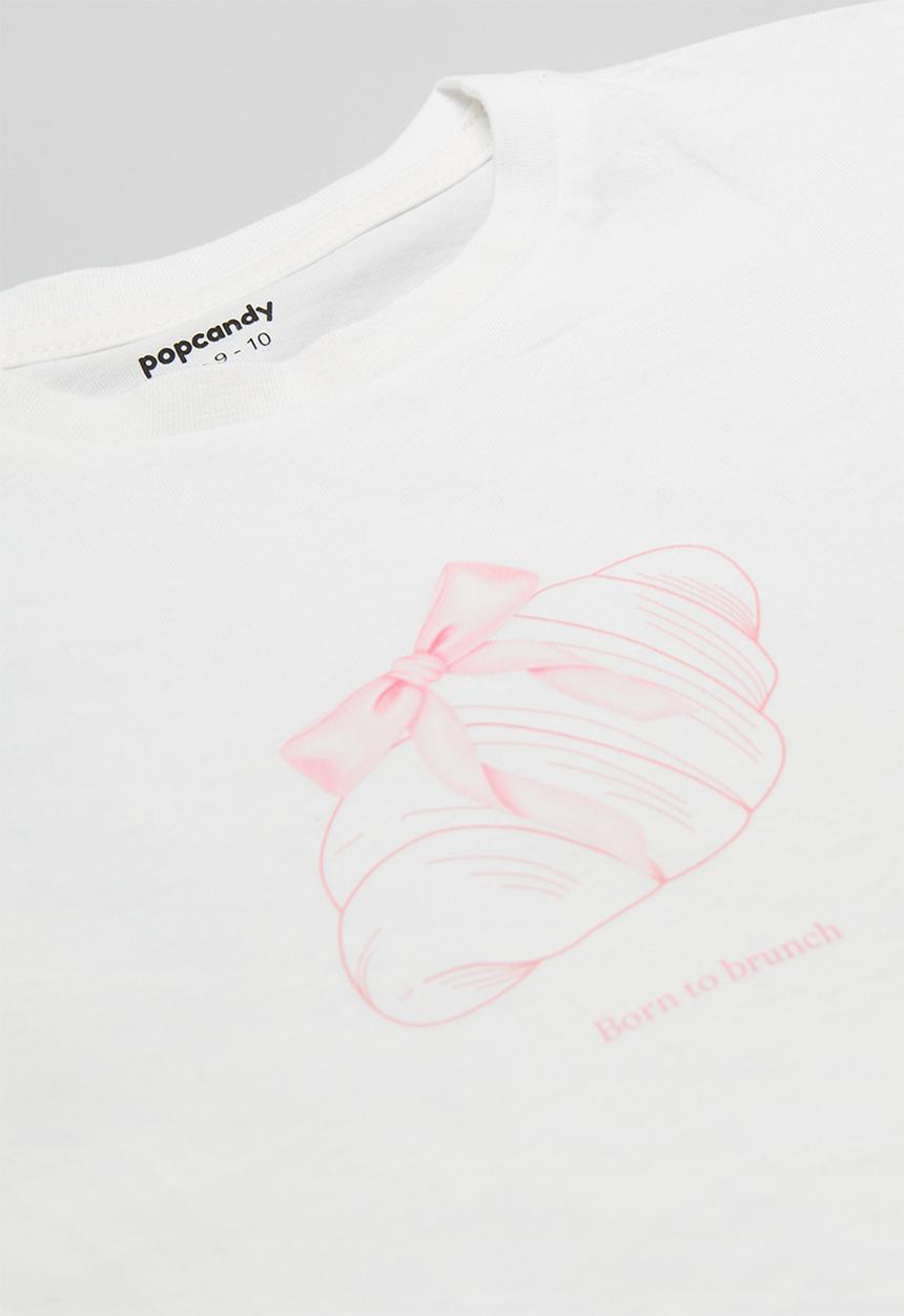 Pop Candy - Pj set - white/pink/born to brunch