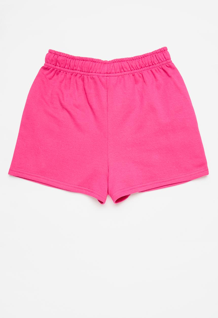 Pop Candy -  2 Pack sweatshort - cerise/purple