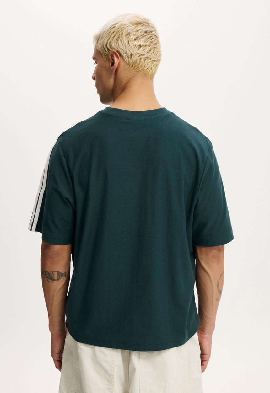Cotton On - Cropped fit honda x jt racing Tshirt -lcn hon deep sea teal / jt x hon