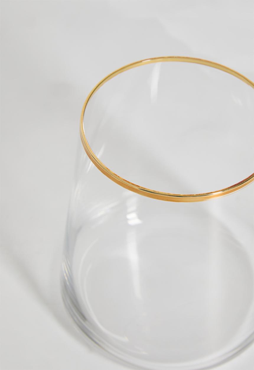 Excellent Houseware - Celebration wine glass set of 2 - clear