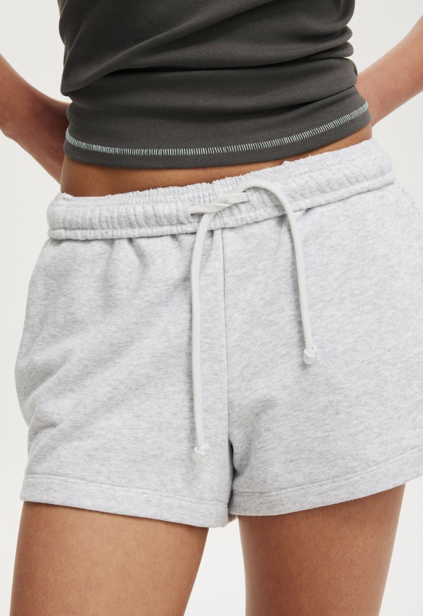 Cotton On - Fleece sweatshort - soft grey marle