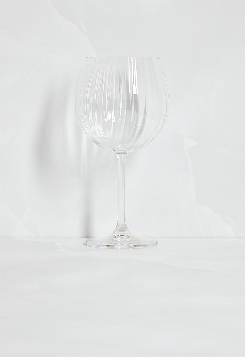 Excellent Houseware - Crystaline gin glass set of 4 - Clear