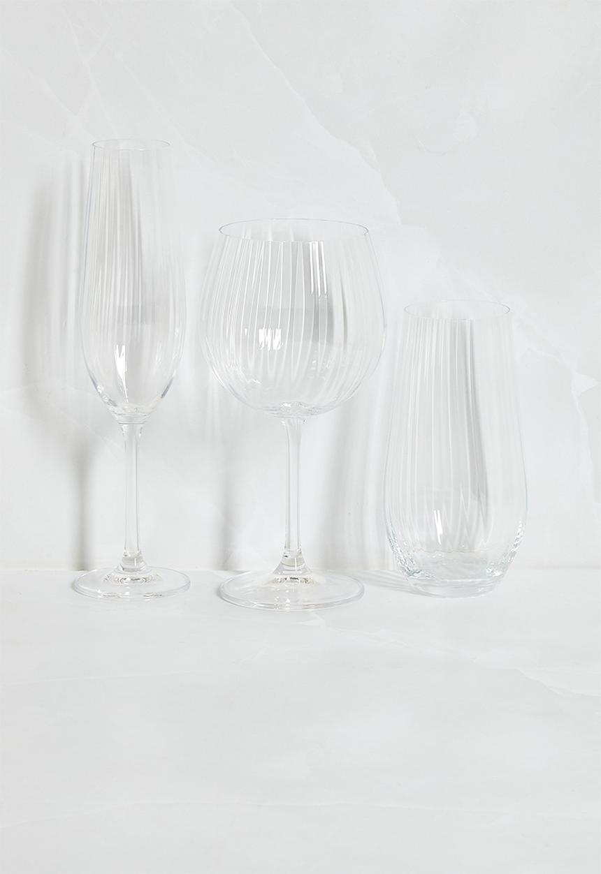Excellent Houseware - Crystaline gin glass set of 4 - Clear