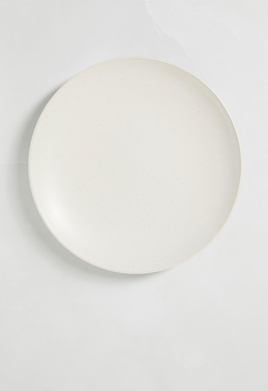 Excellent Houseware - Billy dinner plate set of 4 - white
