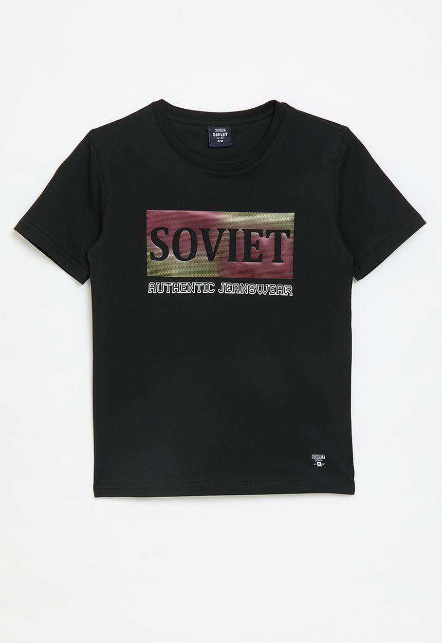 SOVIET - Boys fashion T-shirt - black