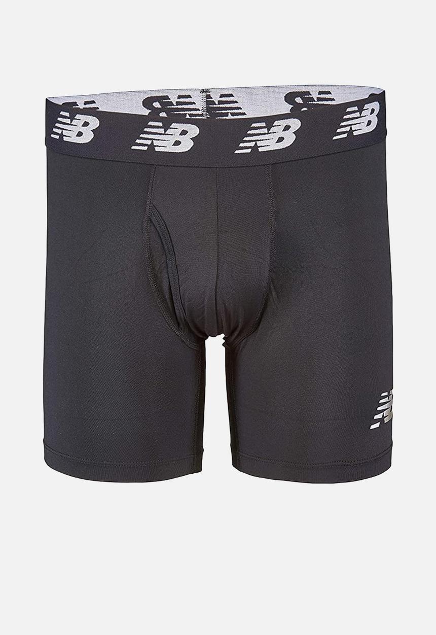 New Balance  - Premium 6In Boxer Briefs 3Pk - Black