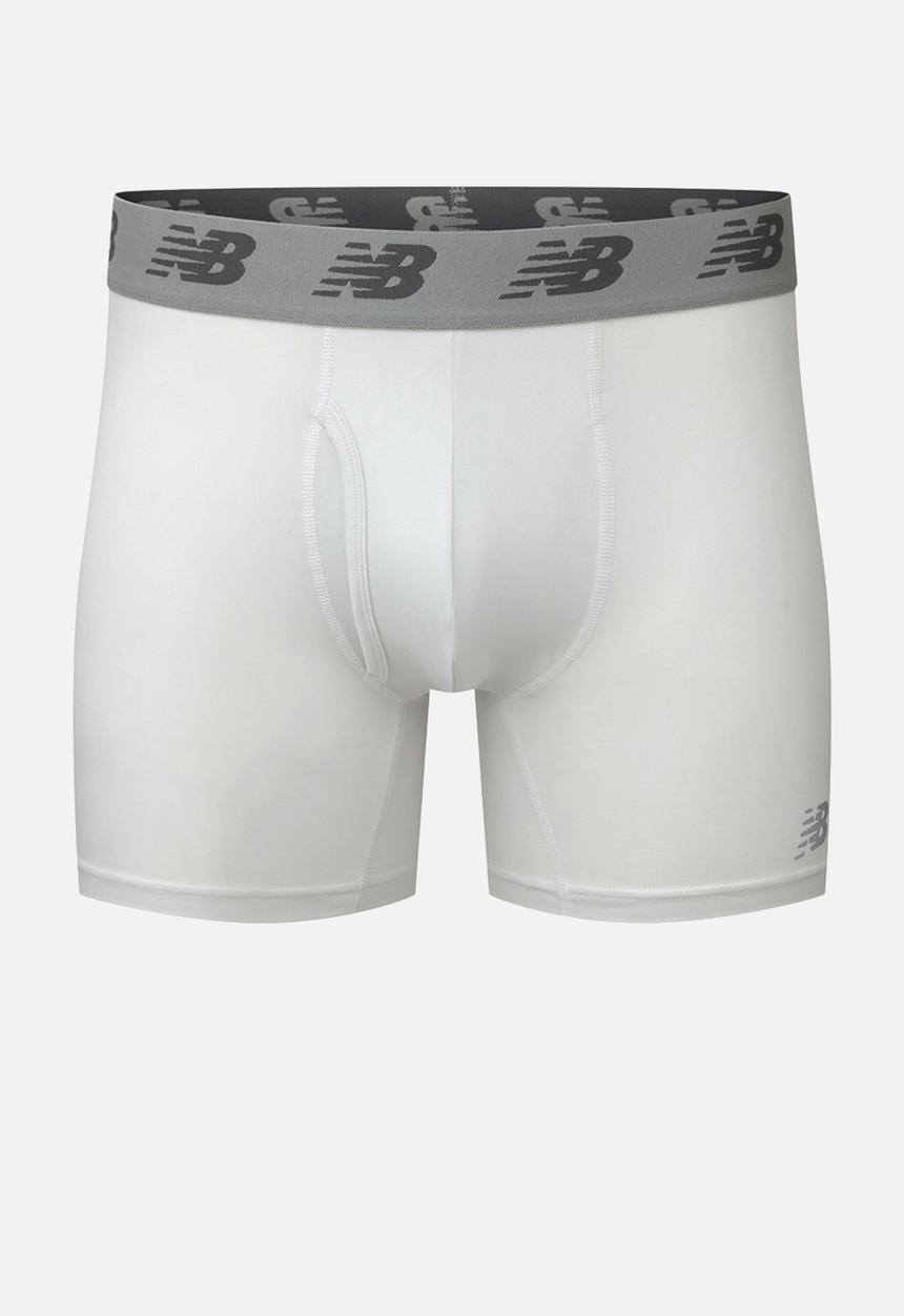 New Balance  - Premium 6In Boxer Briefs 3Pk - Charcoal