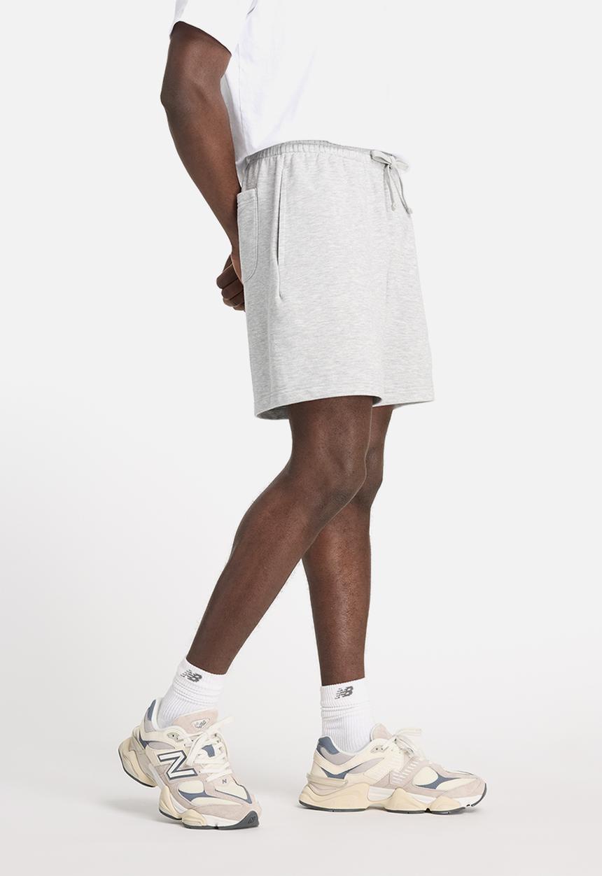New Balance  - New Balance French Terry 7in Short - Grey