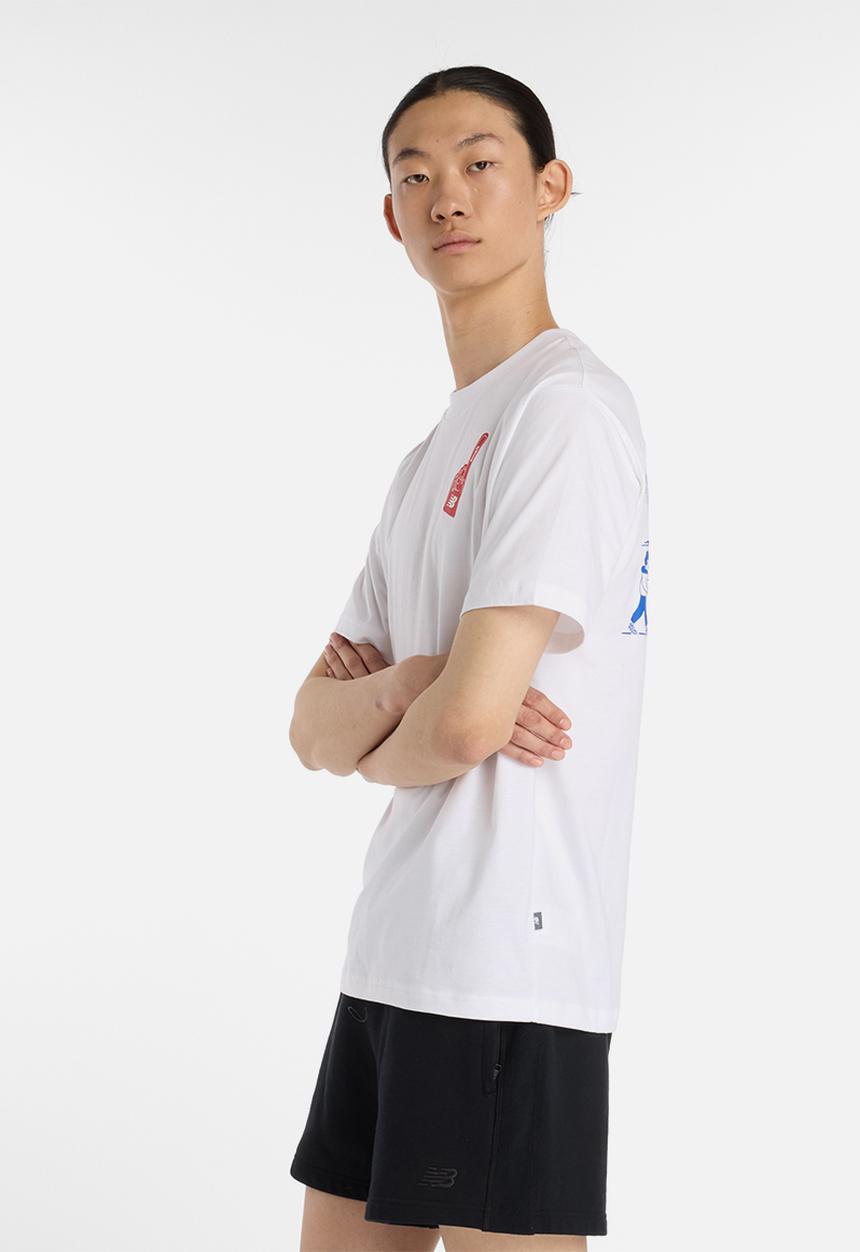 New Balance  - New Balance Stadium Tee - White