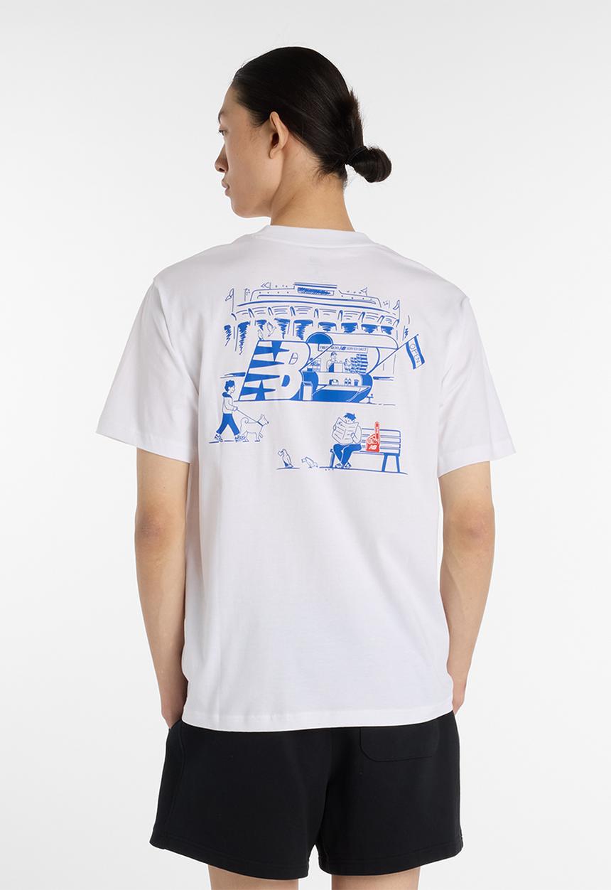 New Balance  - New Balance Stadium Tee - White