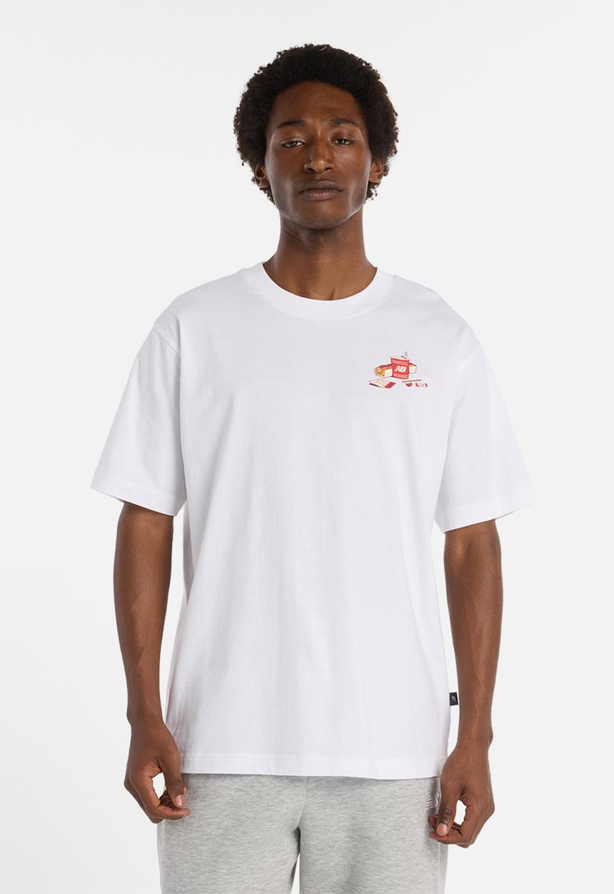 New Balance  - New Balance Spectator Tee - White