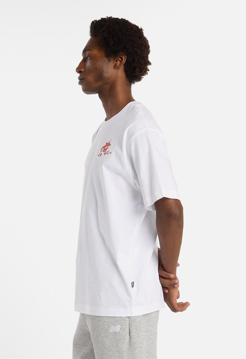 New Balance  - New Balance Spectator Tee - White