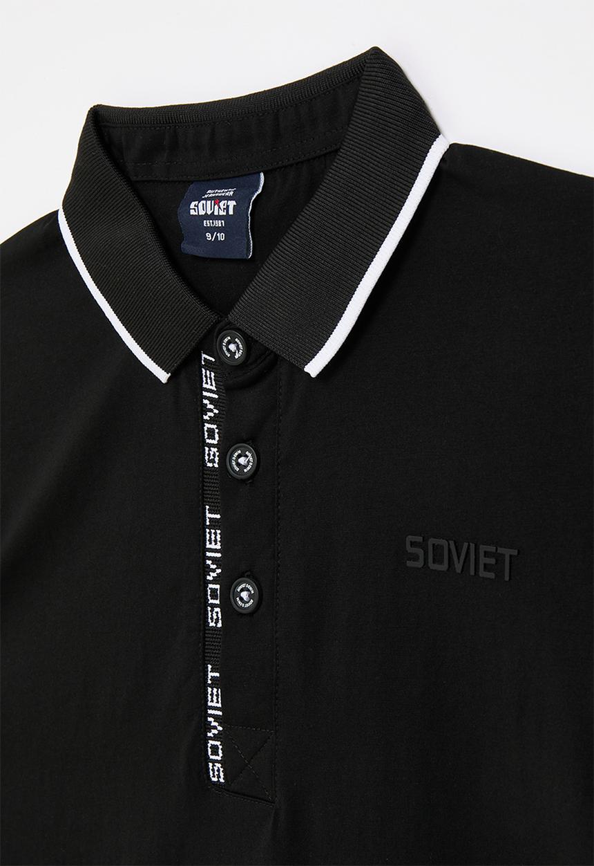 SOVIET - Boys fashion golfer - black