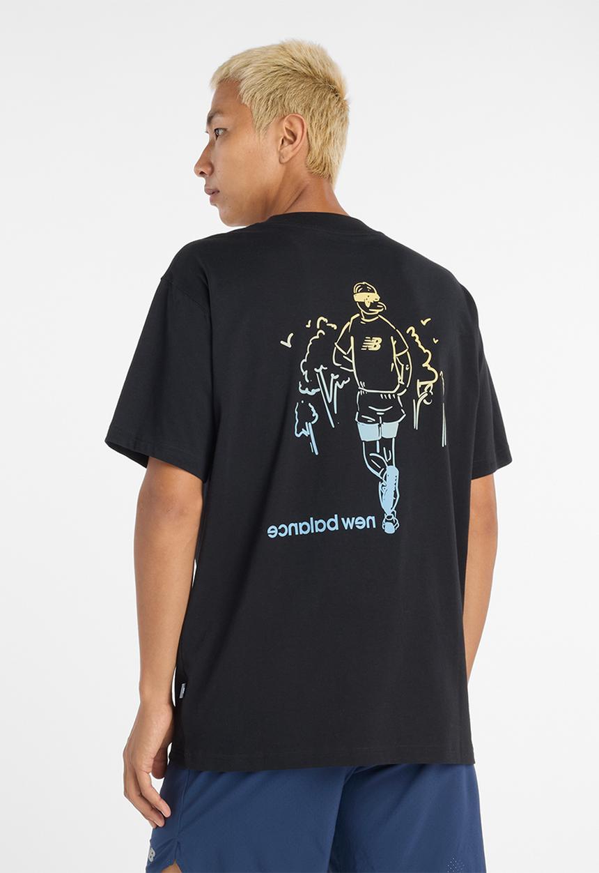 New Balance  - New Balance Before & After Tee - Black
