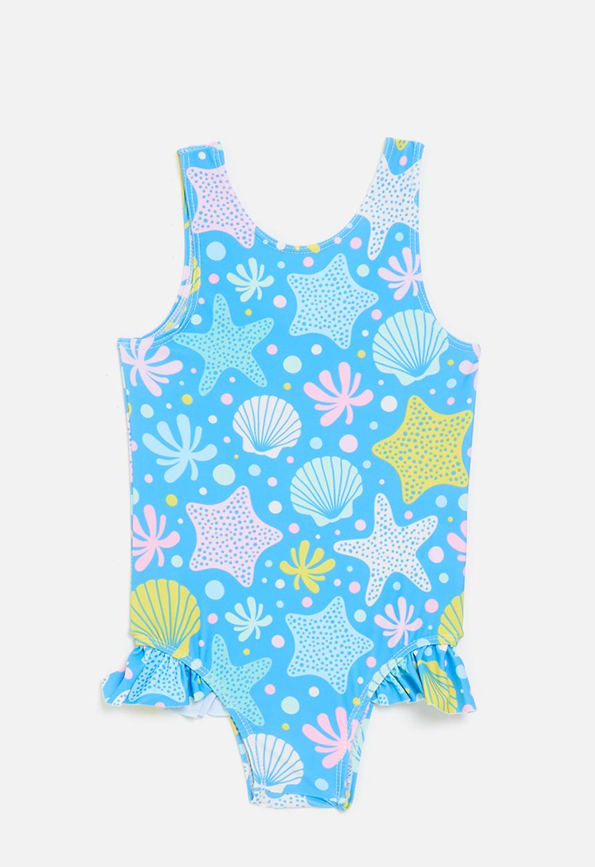 Pop Candy - Printed one piece swimsuit - blue