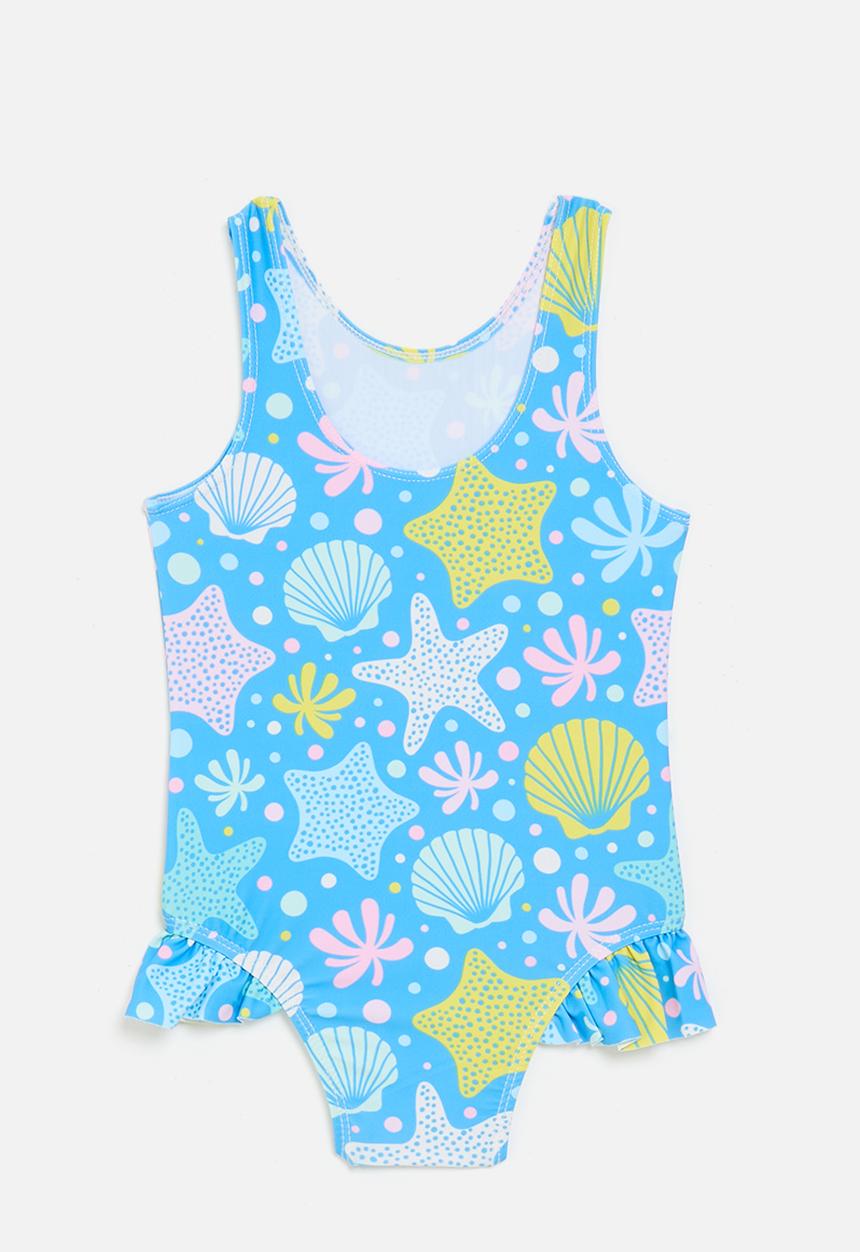 Pop Candy - Printed one piece swimsuit - blue