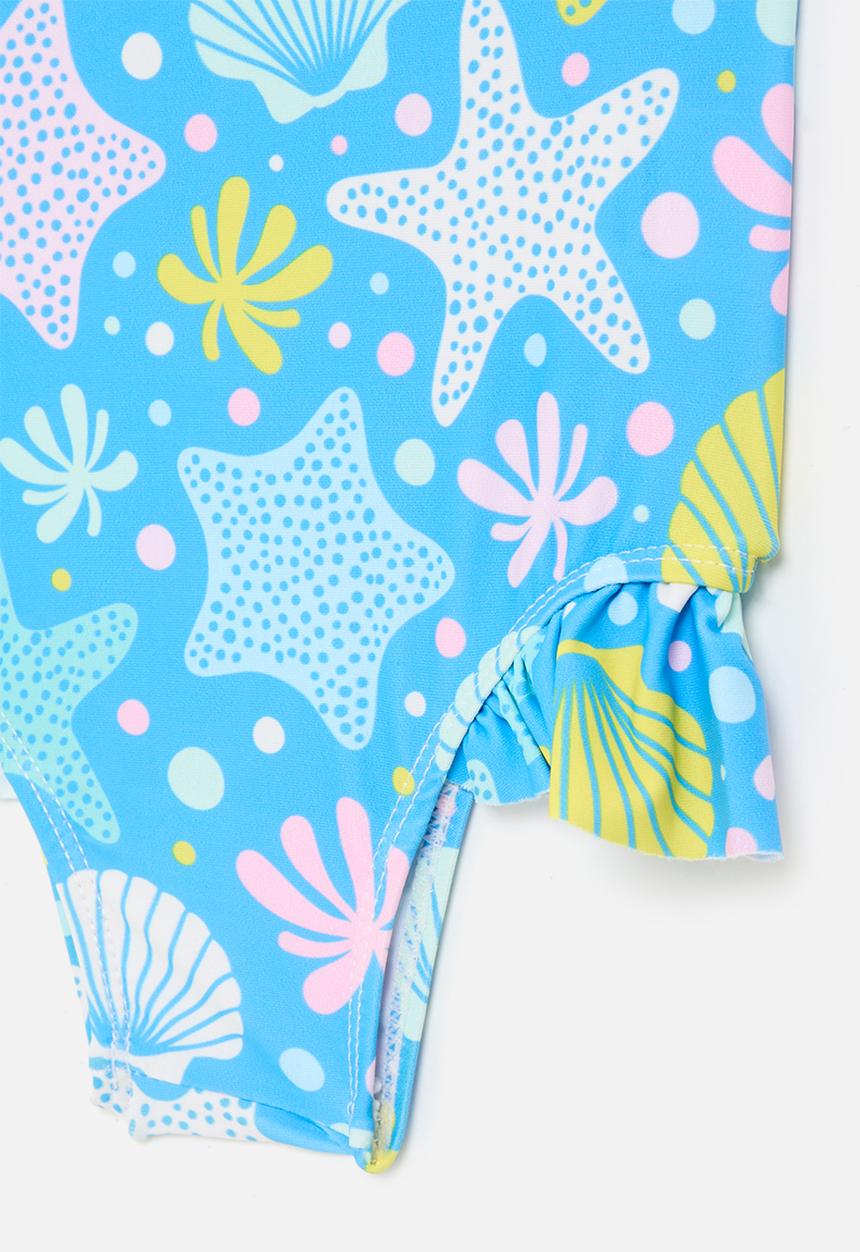 Pop Candy - Printed one piece swimsuit - blue