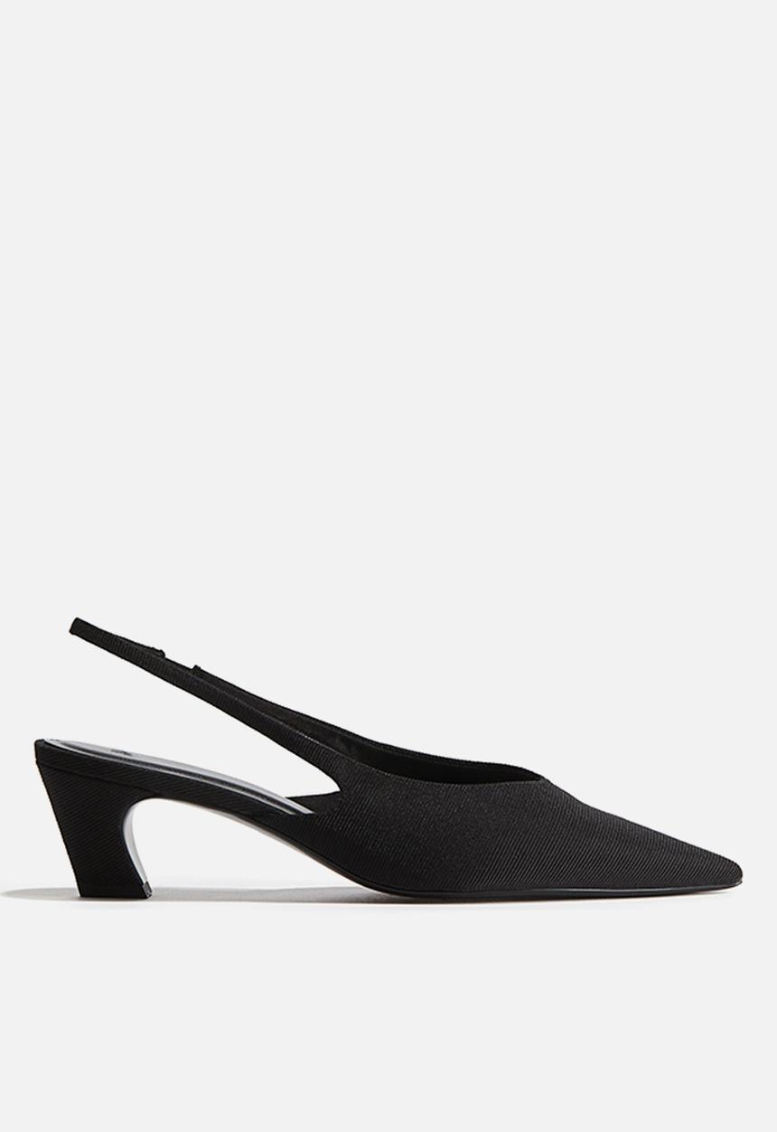 H&M - Pointed slingbacks - black