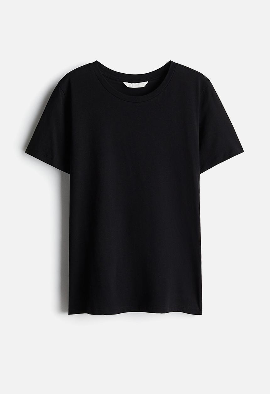 H&M - Cotton t-shirt - black