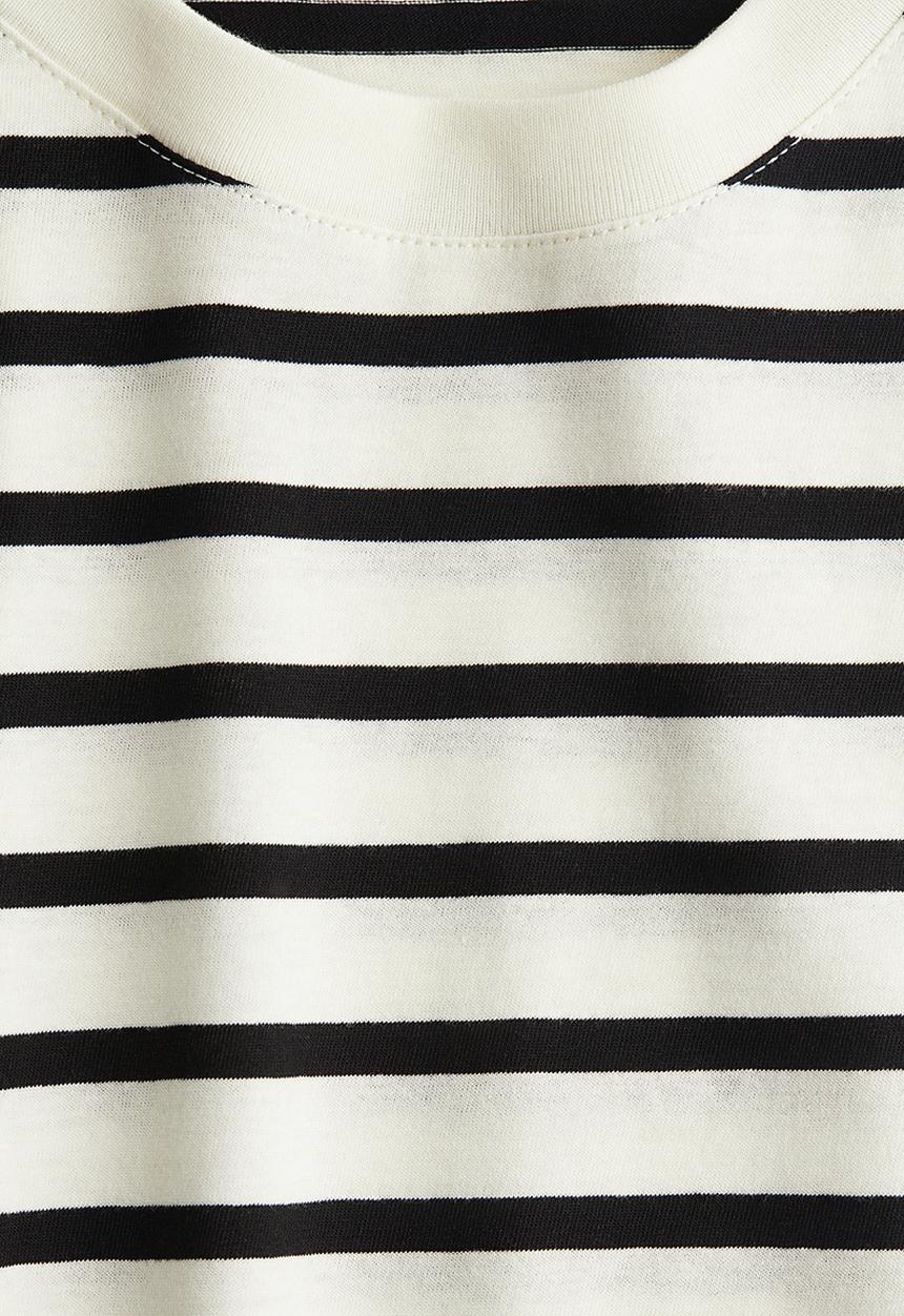 H&M - Cotton t-shirt - cream striped 