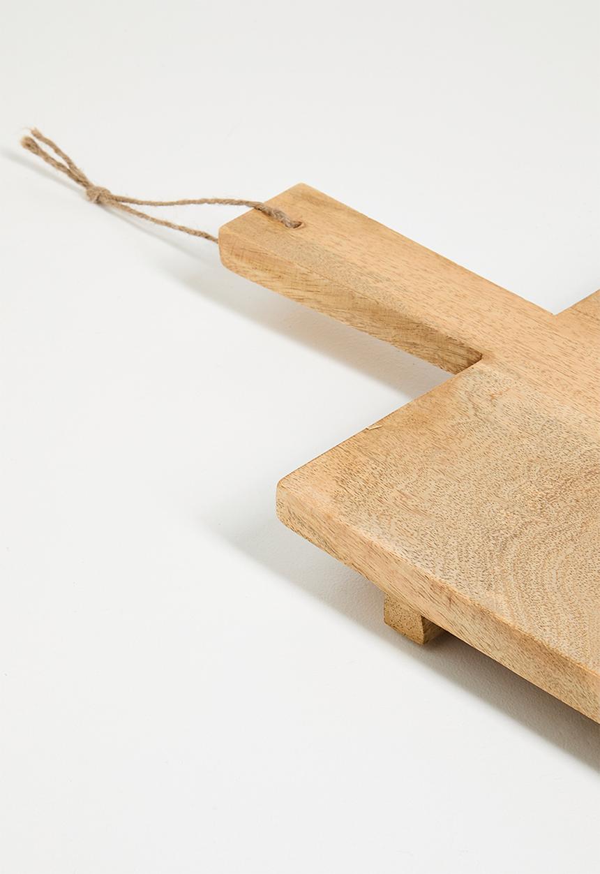 Excellent Houseware - Family size serving board - natural