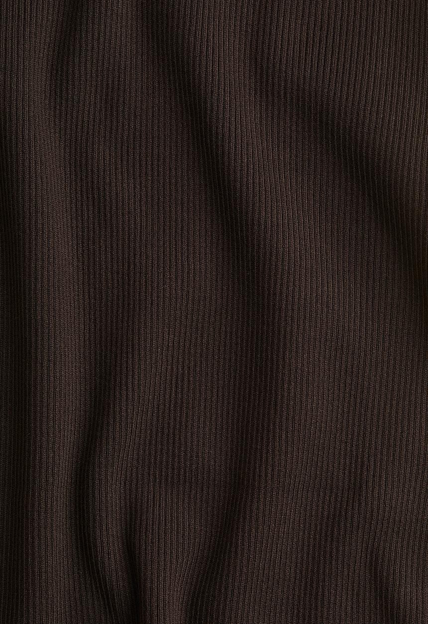 H&M - Ribbed tube dress - dark brown