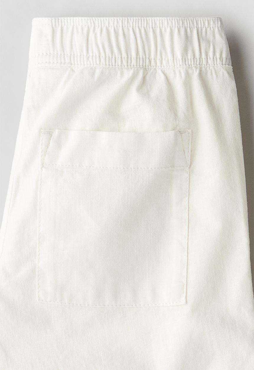 H&M - Linen-blend trousers - cream