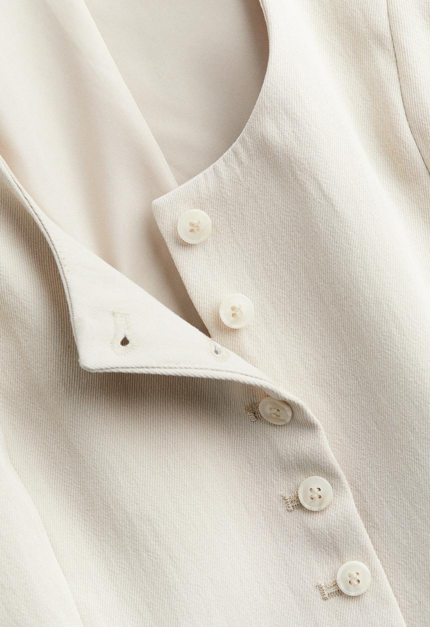 H&M - Suit waistcoat - light beige