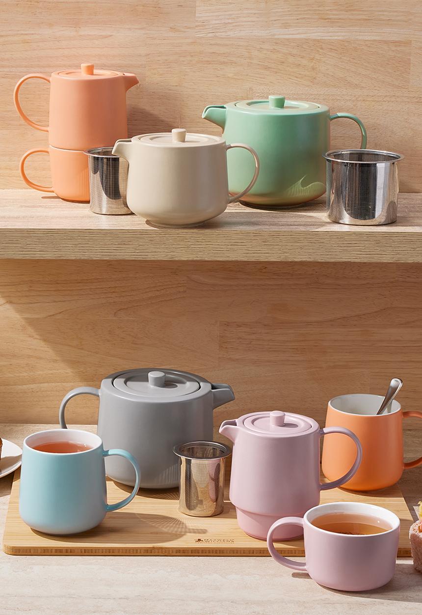 Maxwell & Williams - Café LifeTeapot with Infuser 1L - Sand