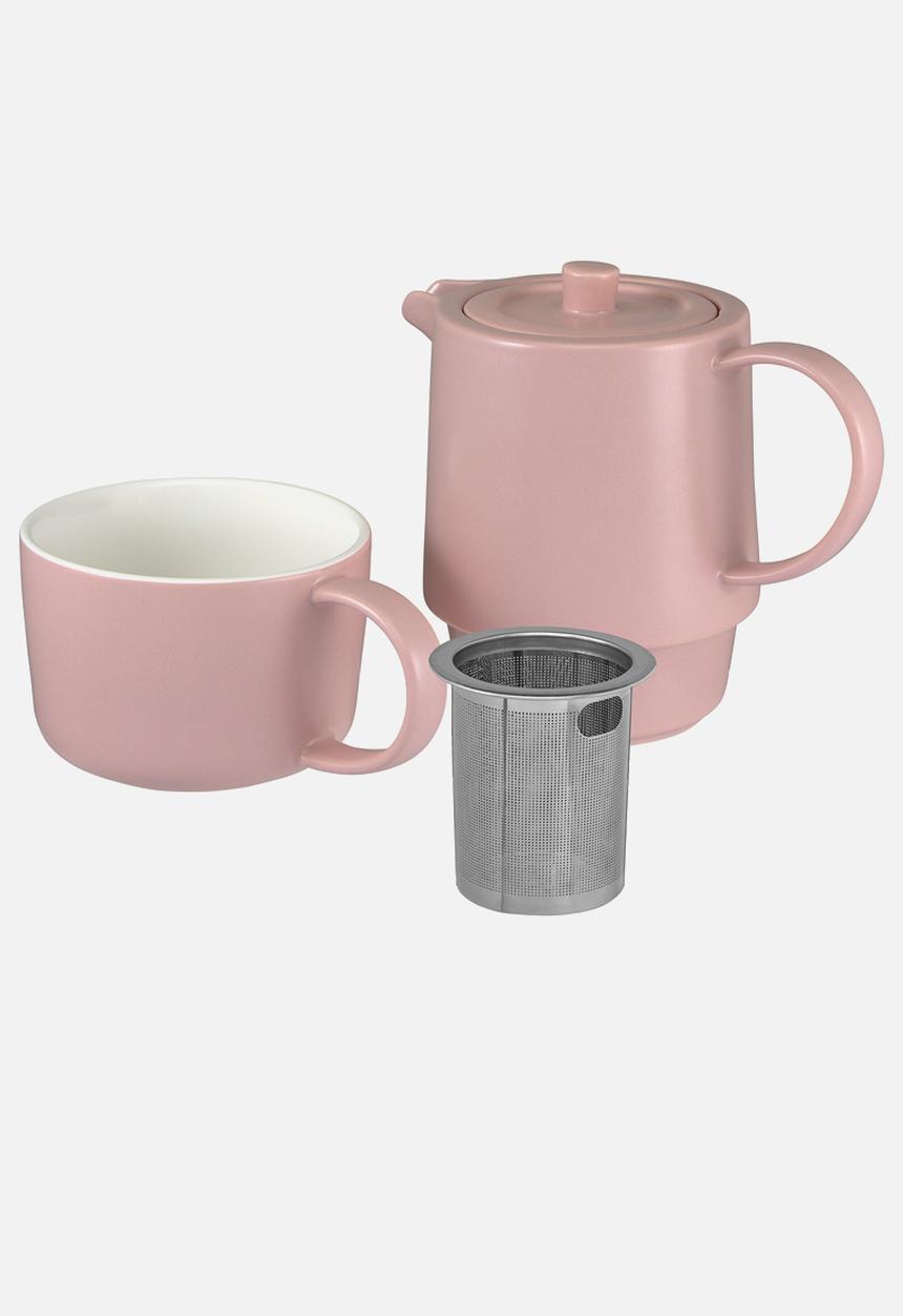 Maxwell & Williams - Café Life T4One with Infuser 450ml - Rose