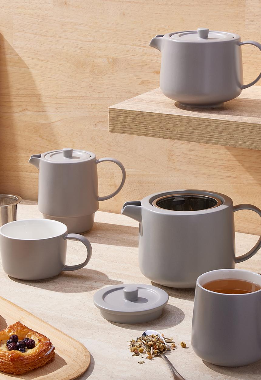 Maxwell & Williams - Café Life T4One with Infuser 450ml - Grey