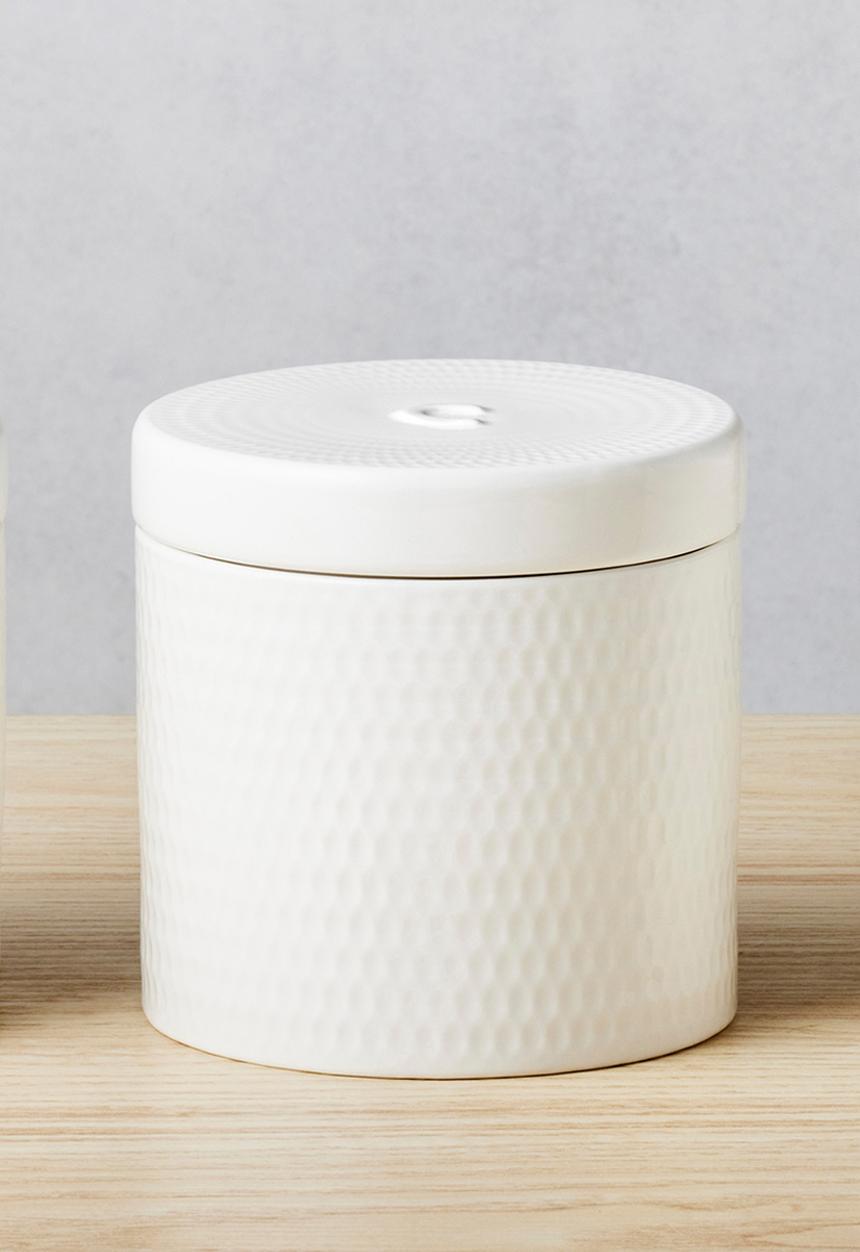 Maxwell & Williams - Diamonds 600ml Canister Set of 3 - white