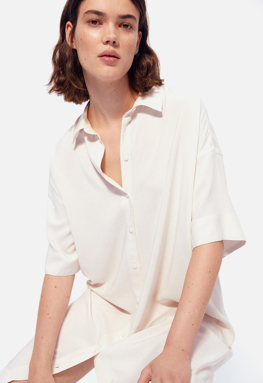 H&M - Mama before & after shirt dress - cream