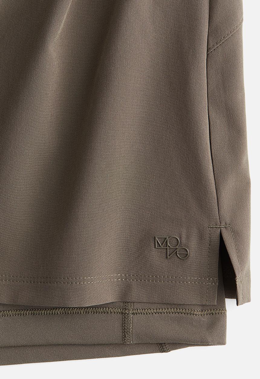 H&M - Double-layered running shorts with drymove™ - dark beige
