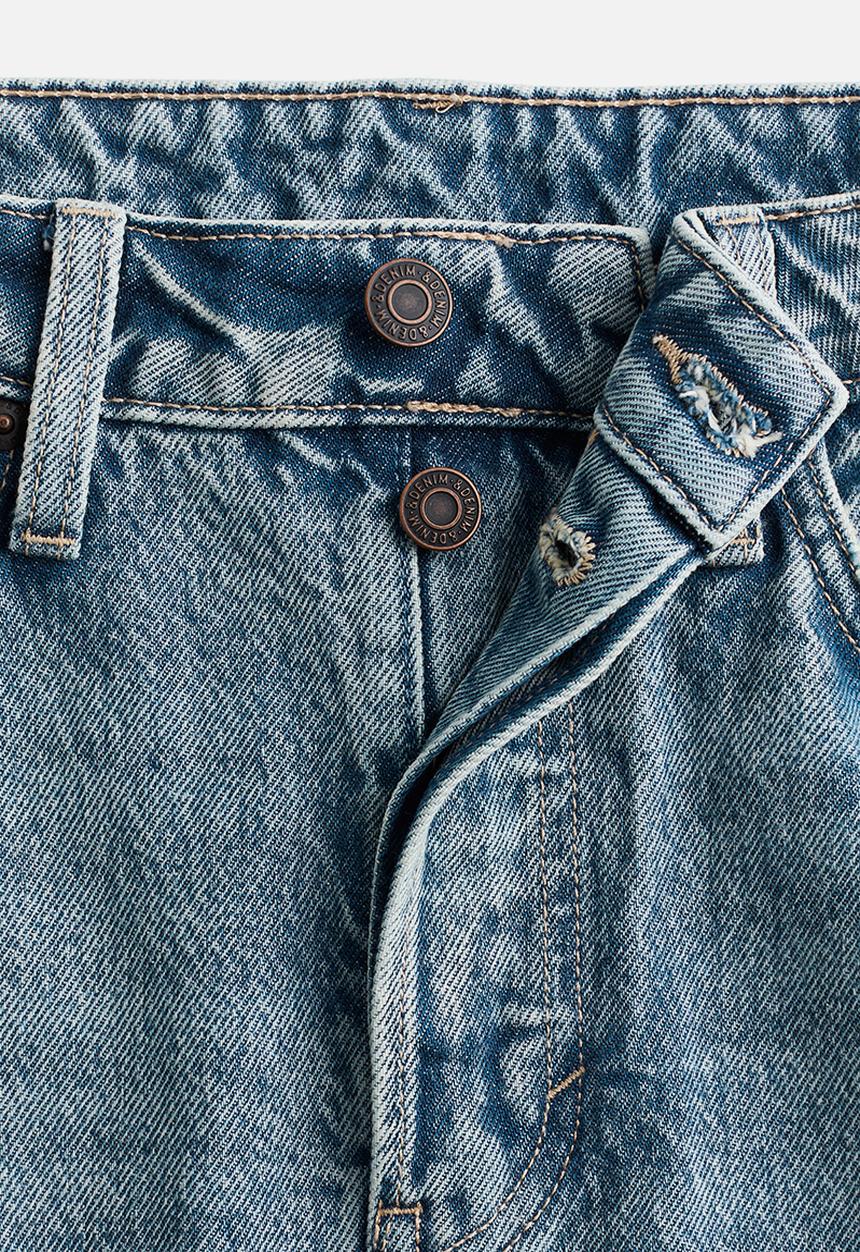 H&M - A-line denim skirt - denim blue