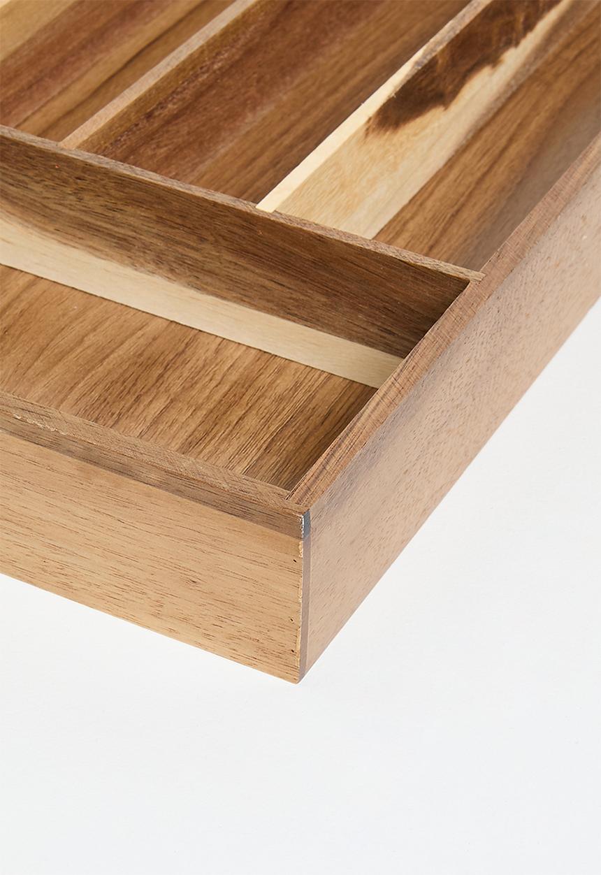 Excellent Houseware - Acacia cutlery organizer