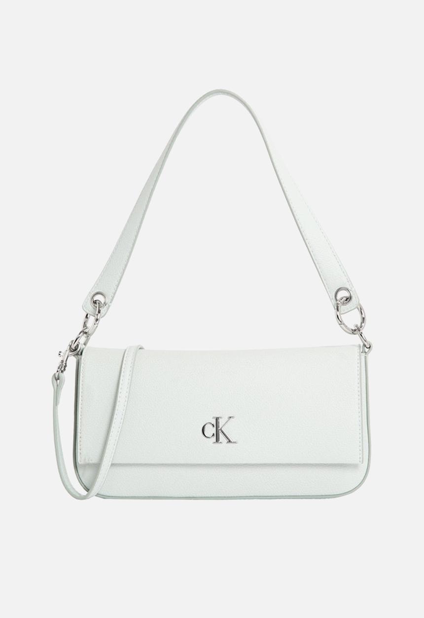 Calvin Klein - Minimal monogram shoulder pouch - sky grey