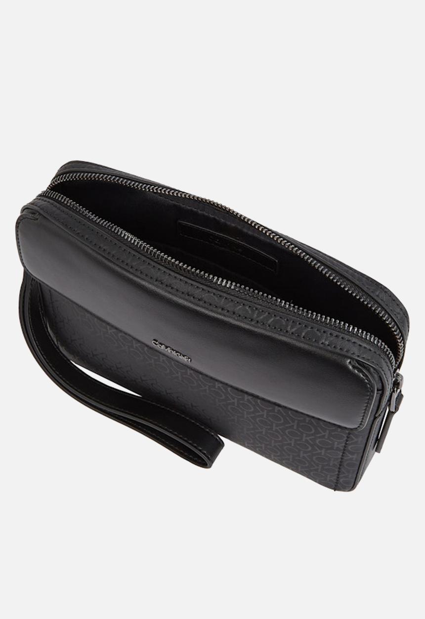 Calvin Klein - Ck Sleek Pouch Mono - Industrial Mono Black