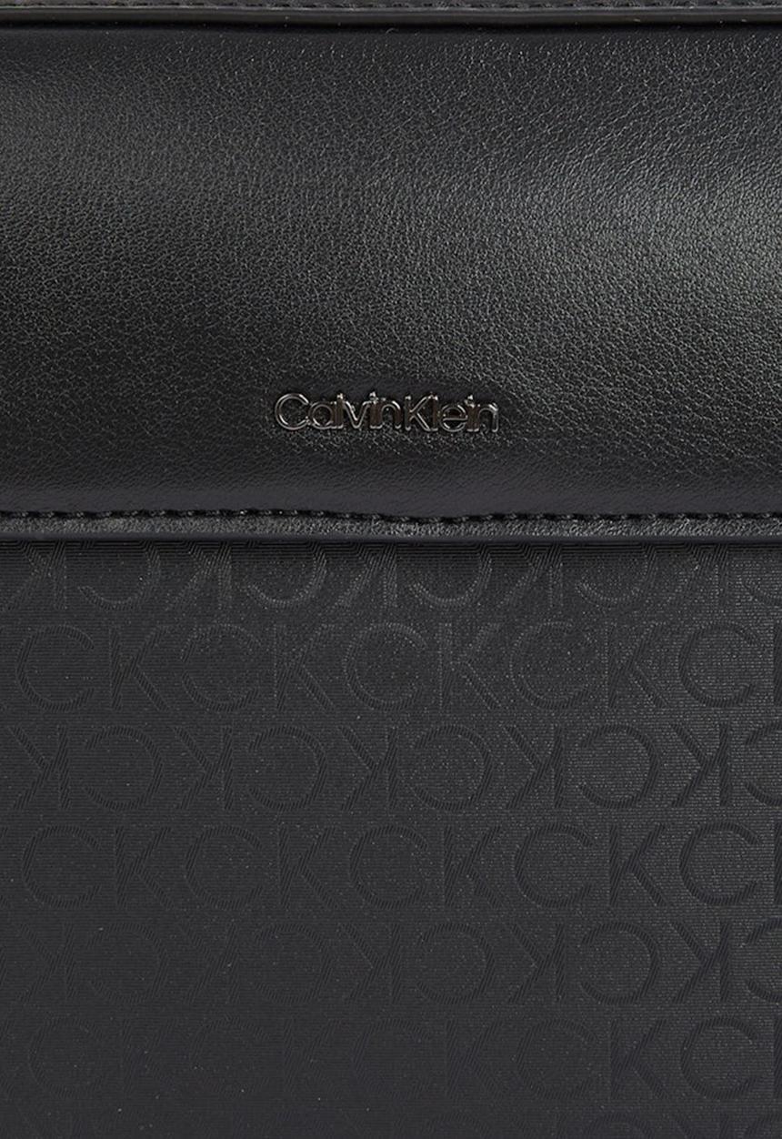 Calvin Klein - Ck Sleek Pouch Mono - Industrial Mono Black