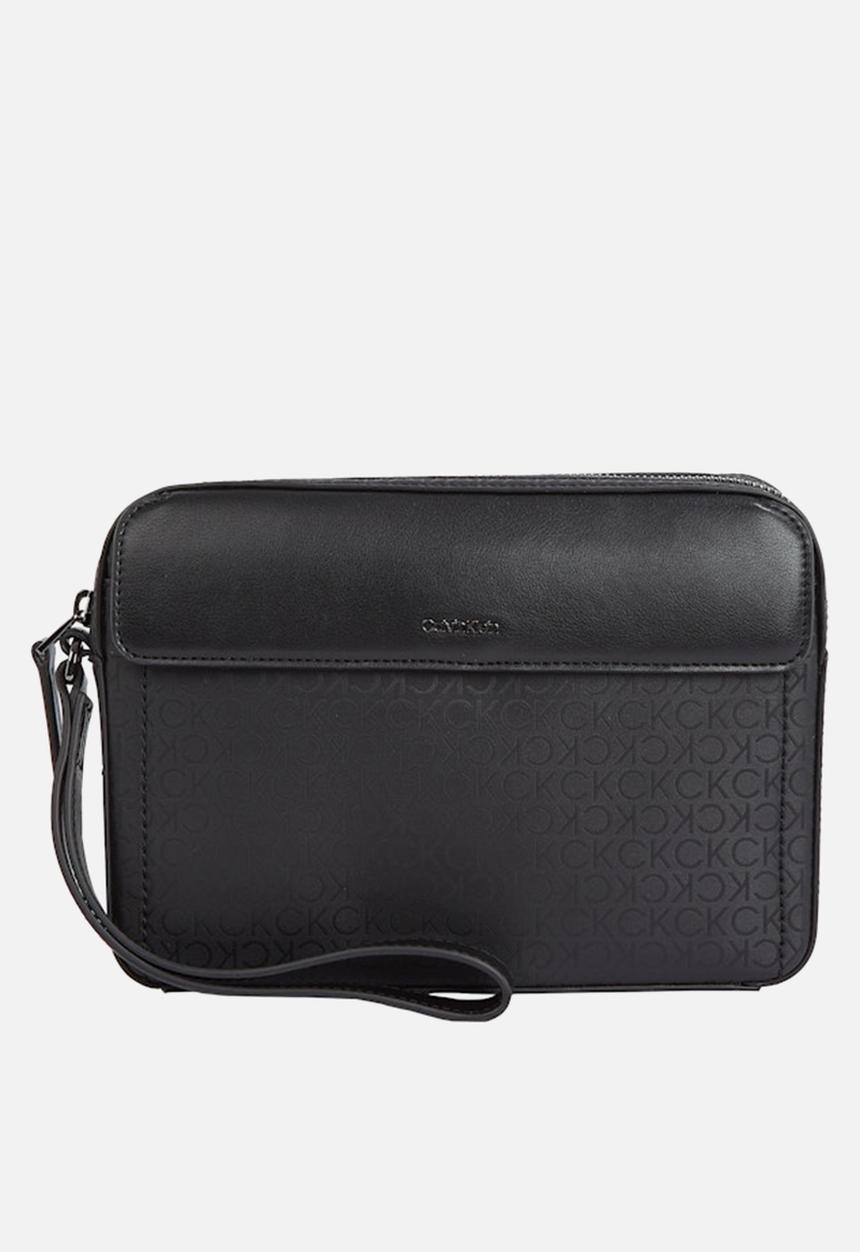 Calvin Klein - Ck Sleek Pouch Mono - Industrial Mono Black