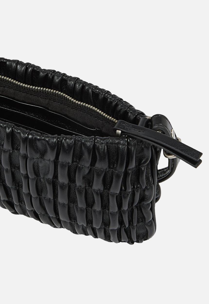 Calvin Klein - Ruched zip top bag - na black