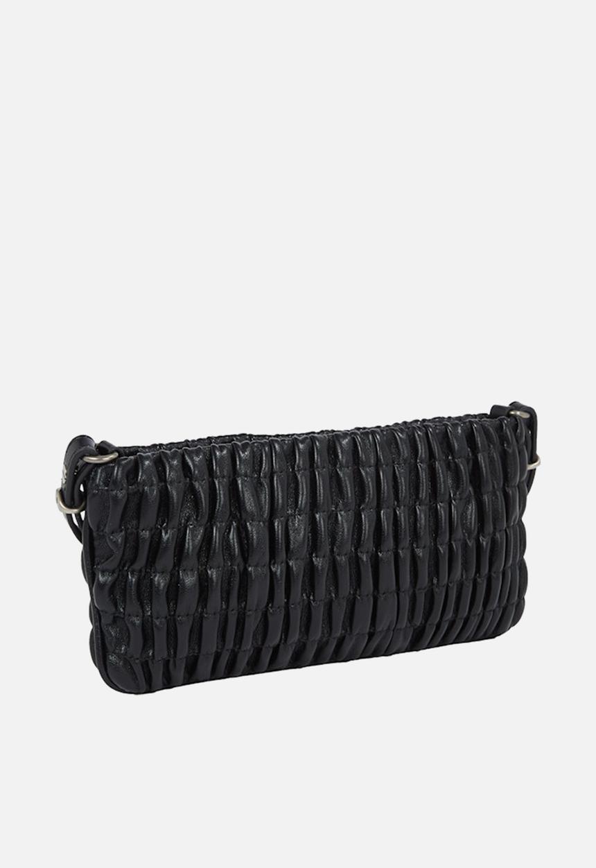 Calvin Klein - Ruched zip top bag - na black