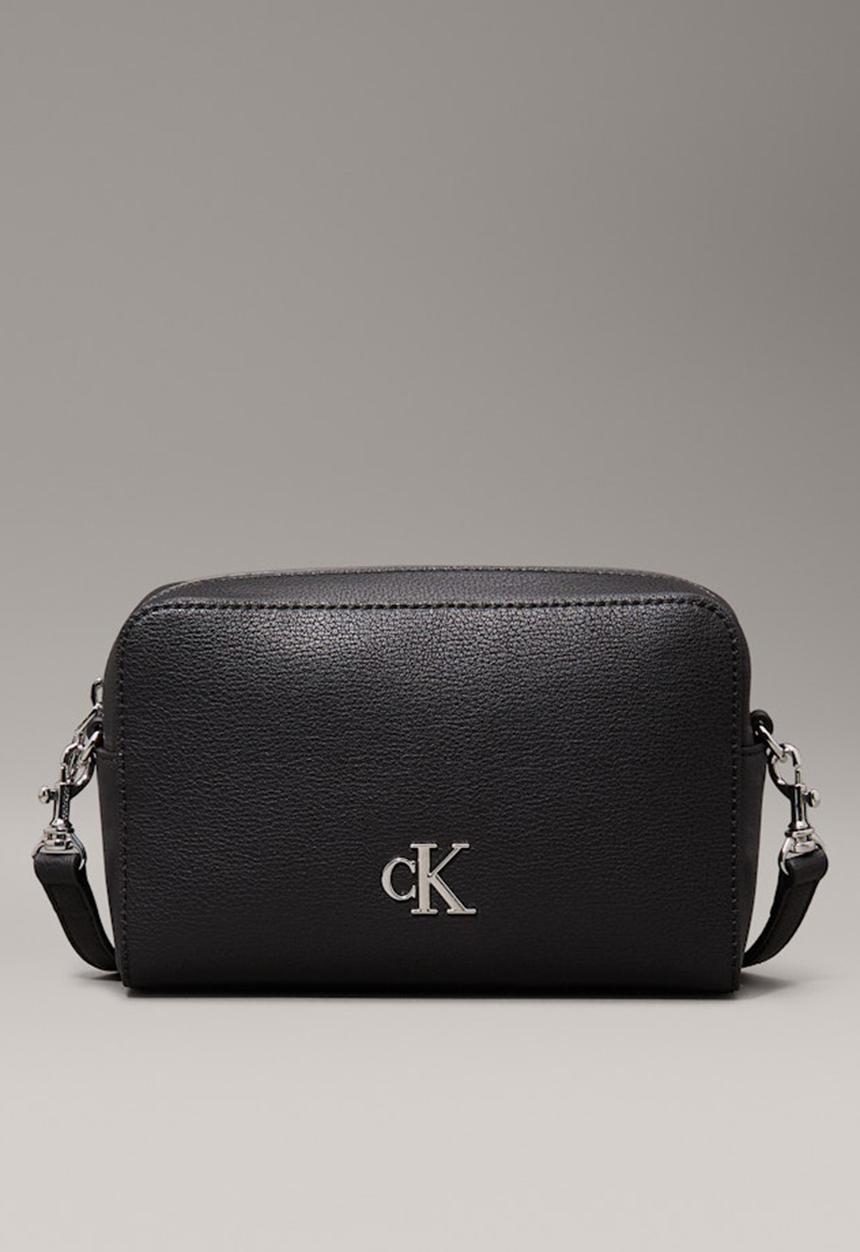 Calvin Klein - Minimal monogram camera bag 20 - na black