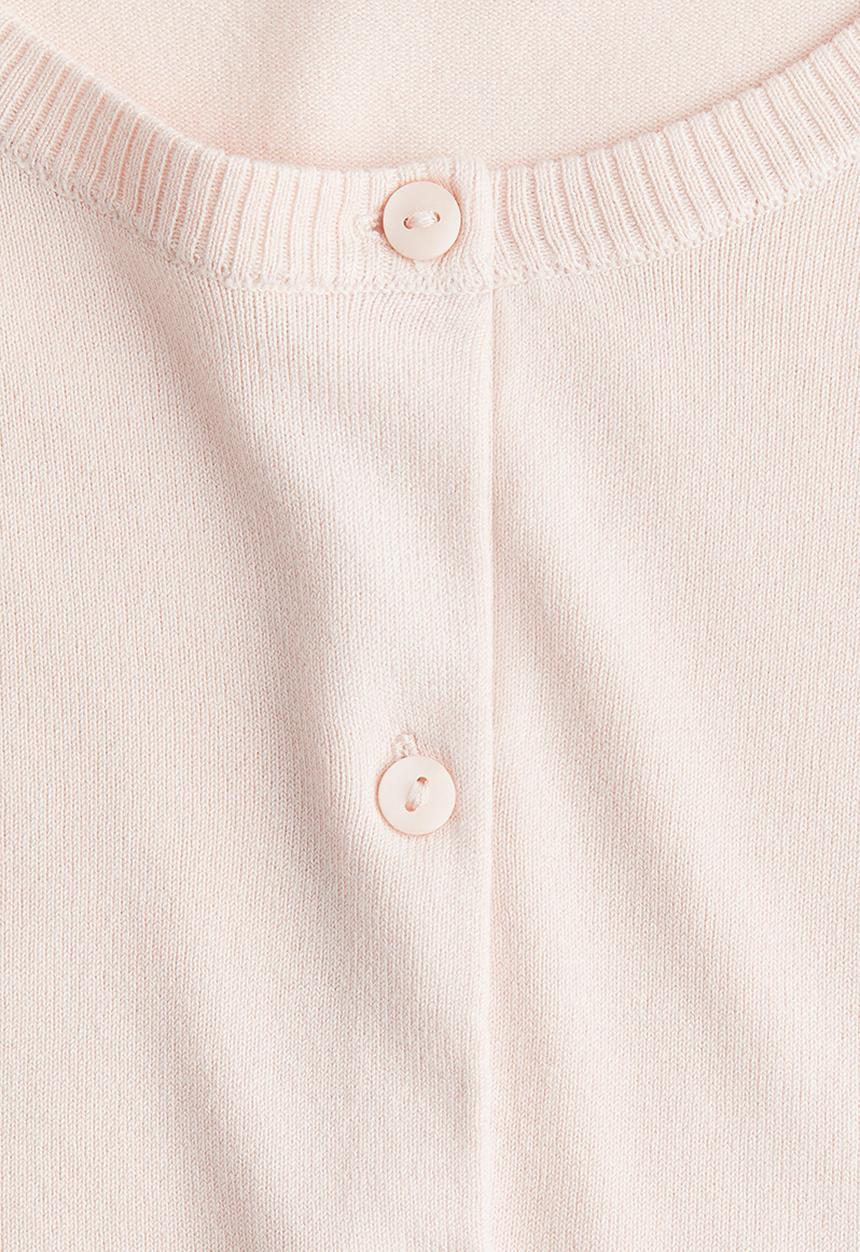 H&M - Fitted cardigan - light pink