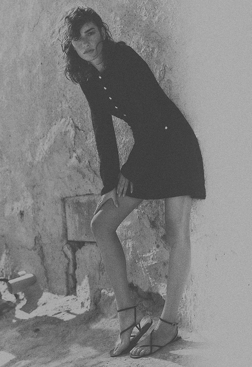 H&M - Pointelle-knit dress - black
